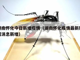 湖南怀化今日新增疫情（湖南怀化疫情最新数据消息新增）